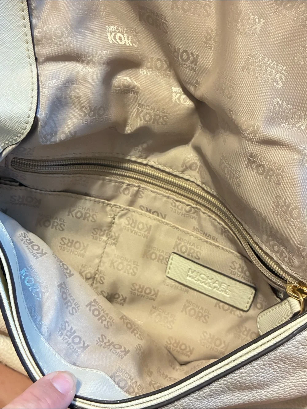 Michael Kors pebbled leather